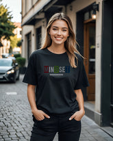 Unisex Relaxed Fit T-Shirt with Minset Print