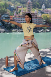 Crop Top with "OM" Print