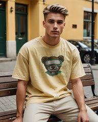 Unisex Relaxed Fit T-Shirt with "Bear" Print