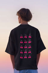 Unisex Relaxed Fit T-Shirt with "Squid Game Guard Pattern" Print