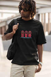 Unisex Relaxed Fit T-Shirt with "Little Pink Man" Print