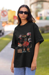 Unisex Relaxed Fit T-Shirt with "Red Light, Green Light" Print