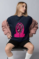 Unisex Relaxed Fit T-Shirt with "Squid Game Mask Art" Print