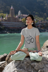 Crop Top with "OM" Print