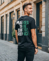 Unisex Relaxed Fit T-Shirt with "Makes the difference" Print