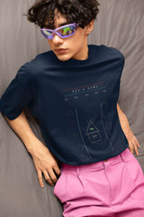 Unisex Relaxed Fit T-Shirt with "Squid Game House" Print