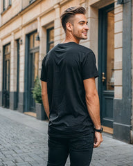 Unisex Relaxed Fit T-Shirt with Minset Print