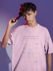 Unisex Relaxed Fit T-Shirt with "Squid Game House" Print