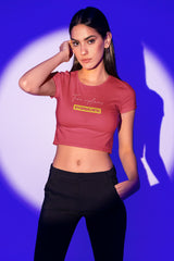 Crop Top with "Everything" Print