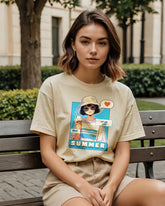 Unisex Relaxed Fit T-Shirt with "Summer Girl" Print