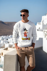 Unisex Sweatshirt with "Goku" Print