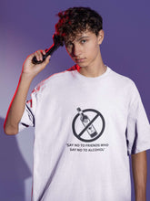 Unisex Relaxed Fit T-Shirt with "Gin & Social Rules" Print