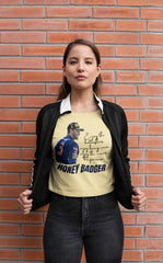 Crop Top with "Honey Badger" Print