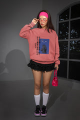 Regular Fit Unisex Sweatshirt with "Madara Uchiha" Print