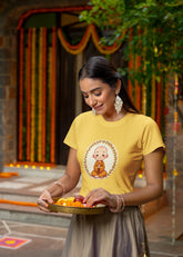 Crop Top with "Budda" Print