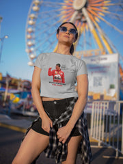 Crop Top with "F1 Legend – Michael Schumacher" Print