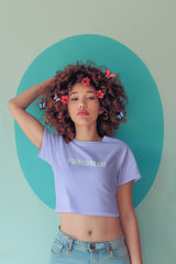 Crop Top with Road of the dream" Print