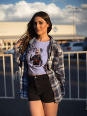 Crop Top with "F1 Champion Tribute: Max Verstappen" Print