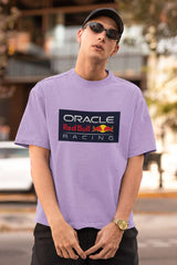 Unisex Relaxed Fit T-Shirt with "Oracle Red Bull Racing" Print