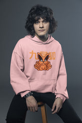 Regular Fit Unisex hoddie with "Nine-Tailed Fox" Print