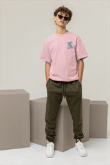 Unisex Relaxed Fit T-Shirt with " MEN Stich" Print