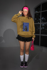 Regular Fit Unisex Sweatshirt with "Madara Uchiha" Print