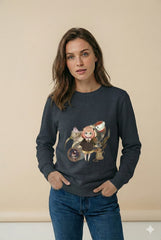 Regular Unisex Sweatshirt with "Spy × Family" Print