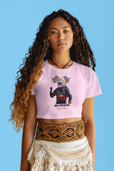 Crop Top with "F1 Champion Tribute: Max Verstappen" Print