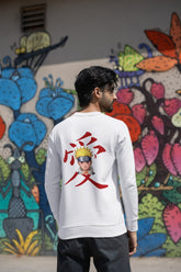 Regular Unisex Sweatshirt with "Naruto" Print