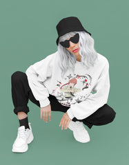 Unisex Sweatshirt with "Makima-Chainsaw Man" Print
