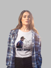 Crop Top with "Honey Badger" Print