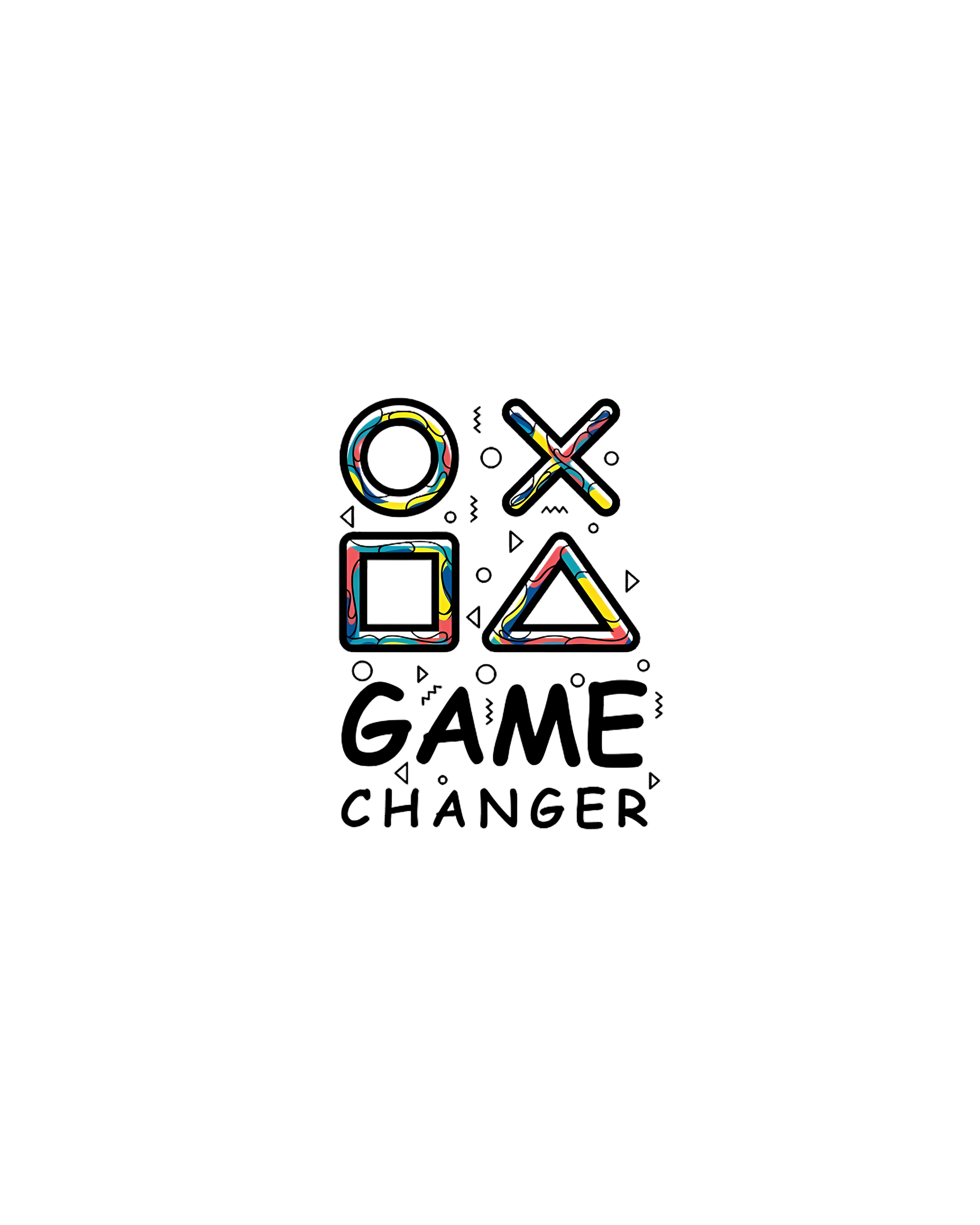 Unisex Relaxed Fit T-Shirt with "Game-Over" Print