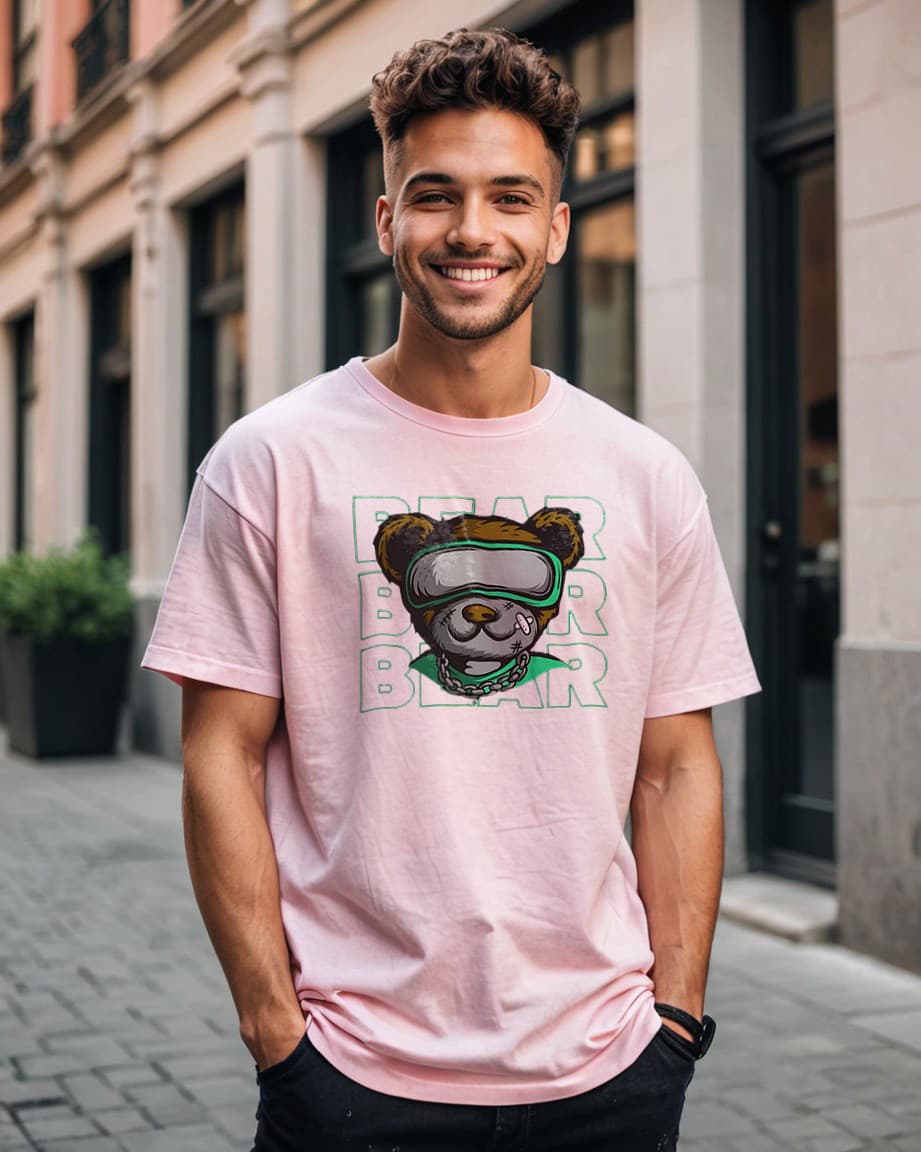 Unisex Relaxed Fit T-Shirt with "Bear" Print
