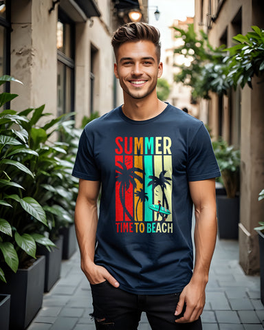 Unisex Relaxed Fit T-Shirt with "Summer" Print