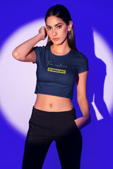 Crop Top with "Everything" Print
