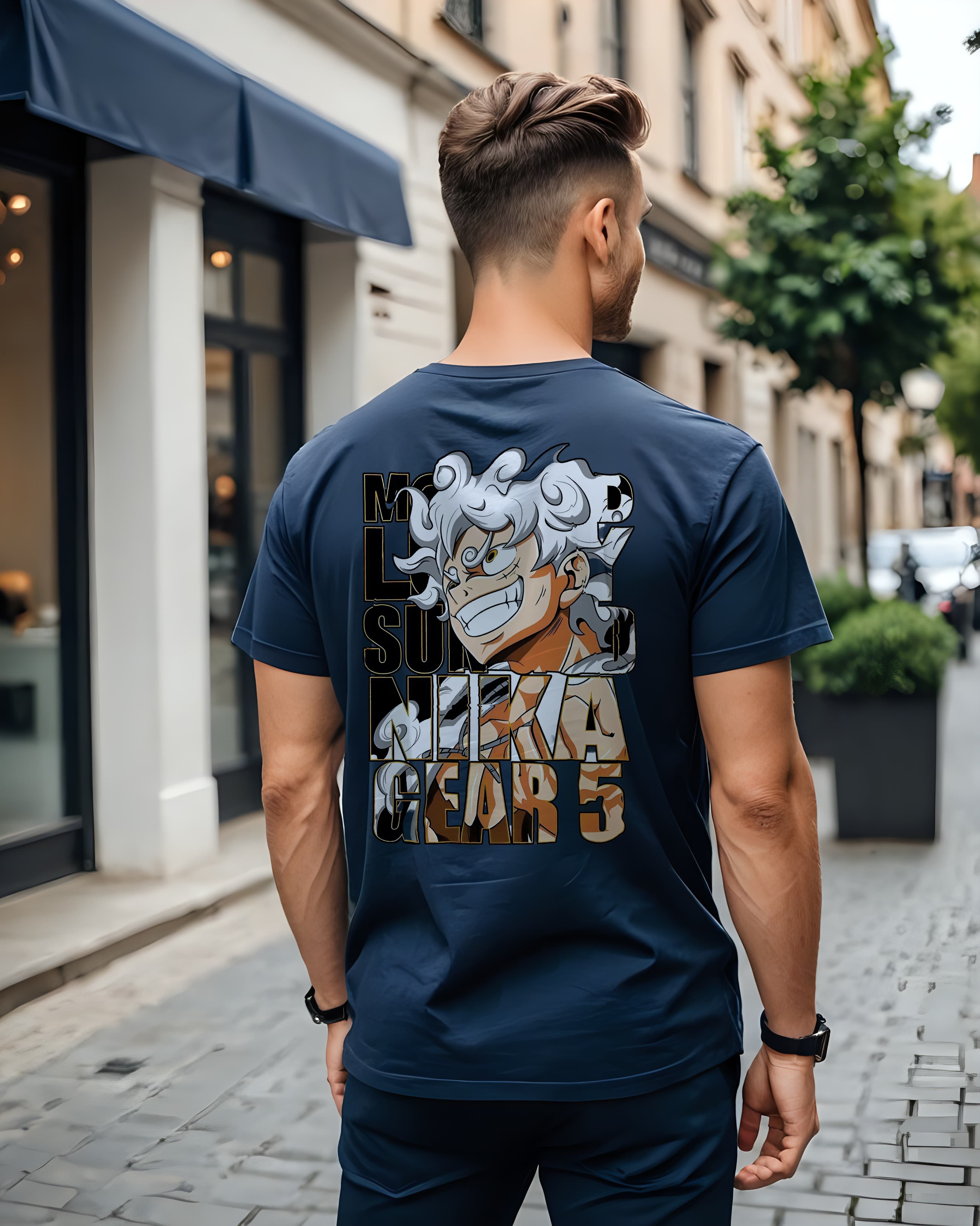 Unisex Relaxed Fit T-Shirt with Luffy