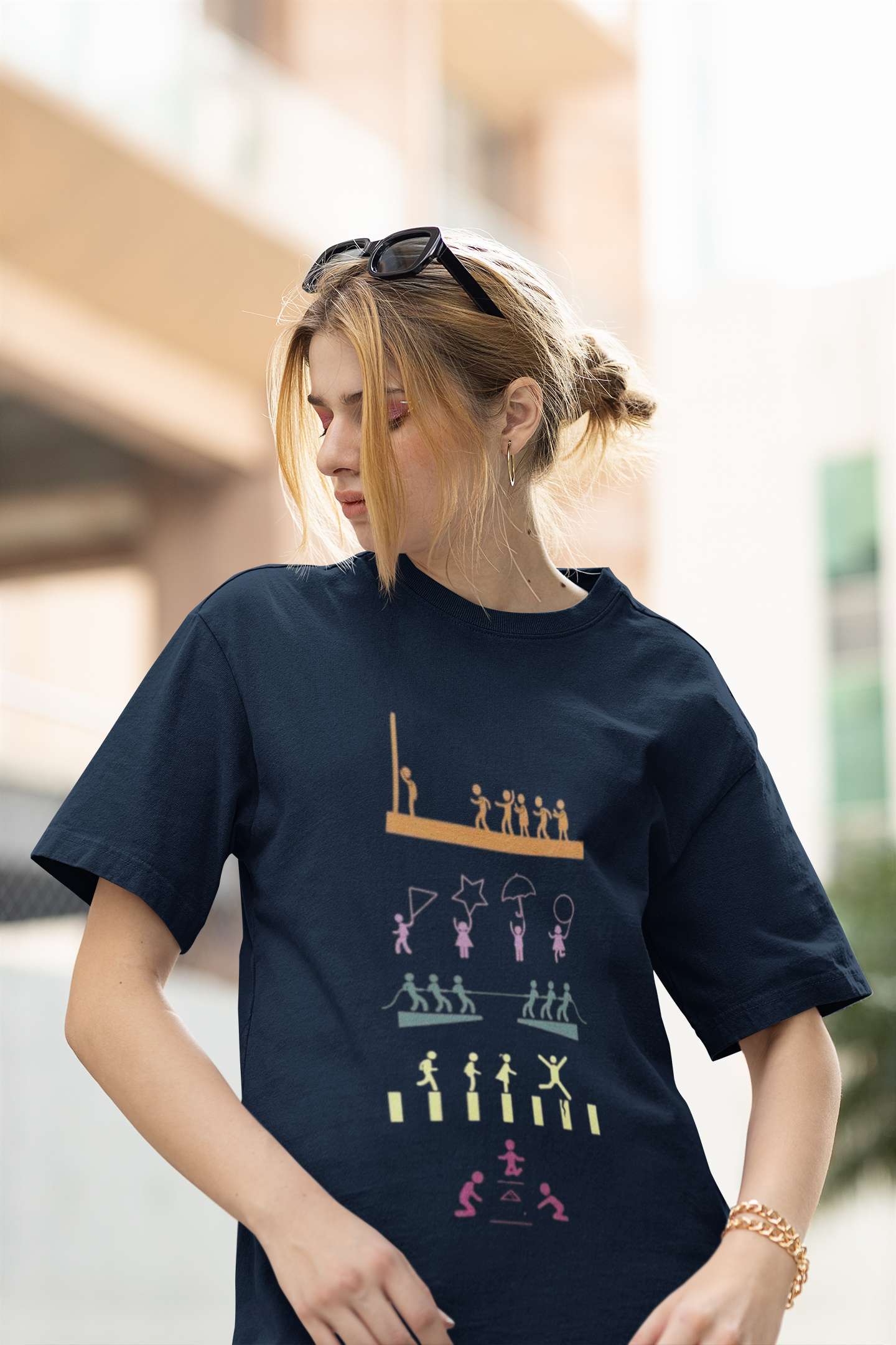 Unisex Relaxed Fit T-Shirt with "Squid Game Journey" Print