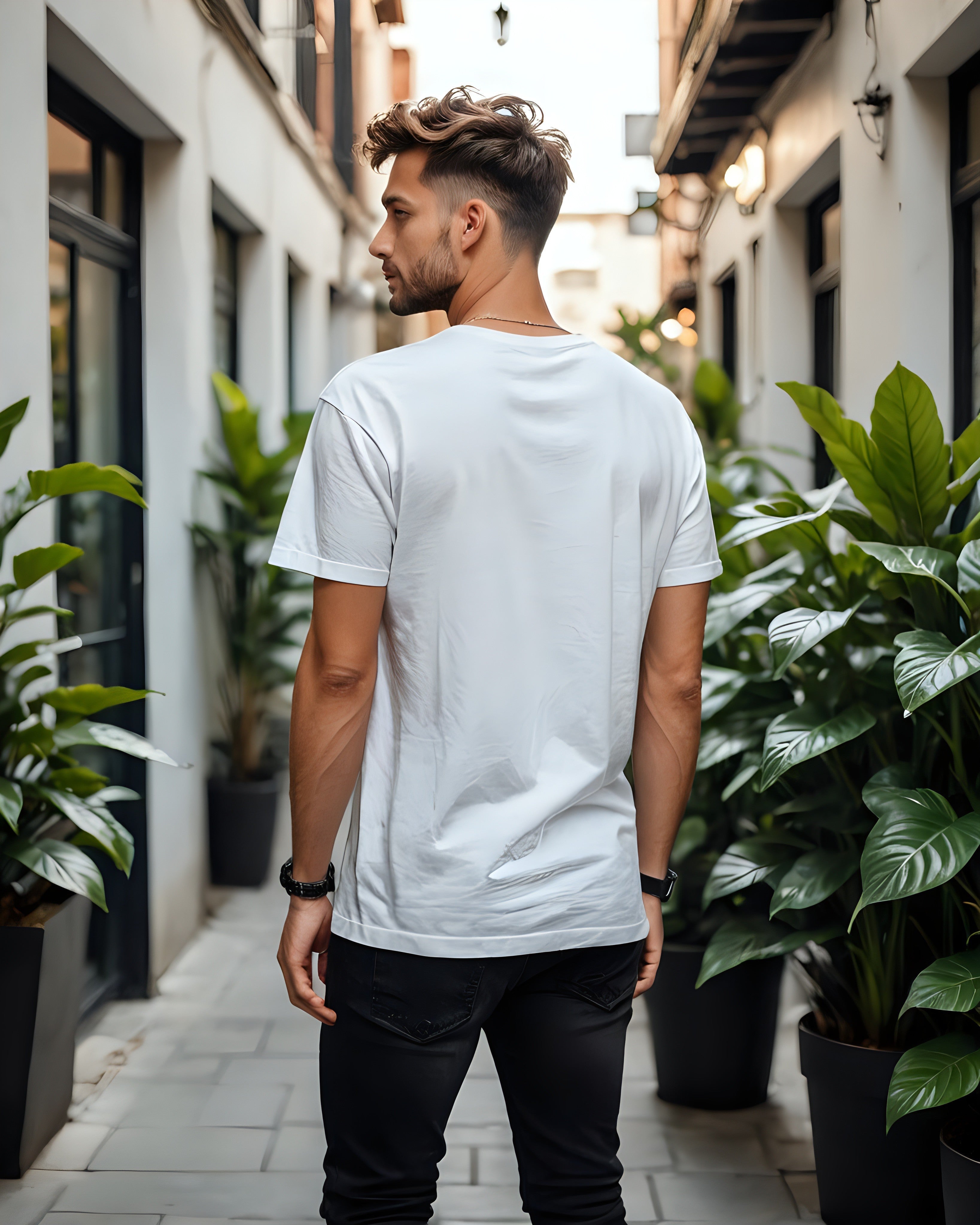 Unisex Relaxed Fit T-Shirt with "Bear" Print