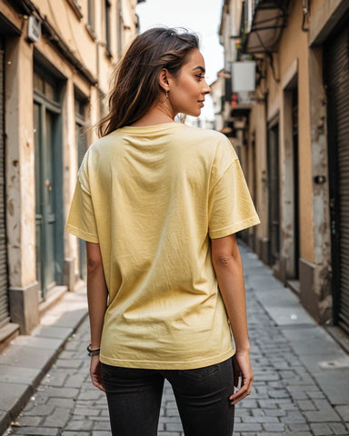 Unisex Relaxed Fit T-Shirt with Minset Print