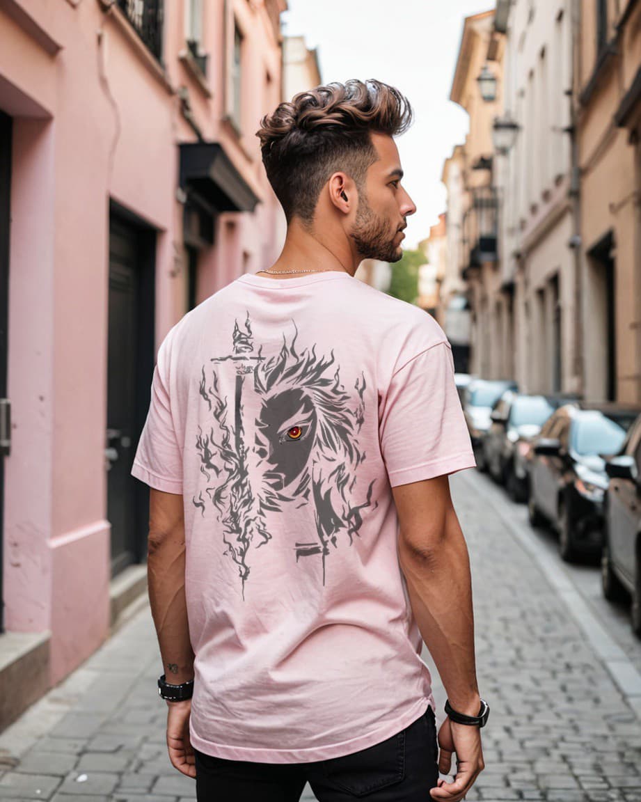 Unisex Relaxed Fit T-Shirt with Kyojuro Rengoku