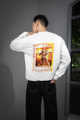 Unisex Sweatshirt with "Kyojuro Rengoku" Print