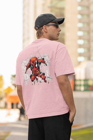Unisex Relaxed Fit T-Shirt with "deadpoll" Print