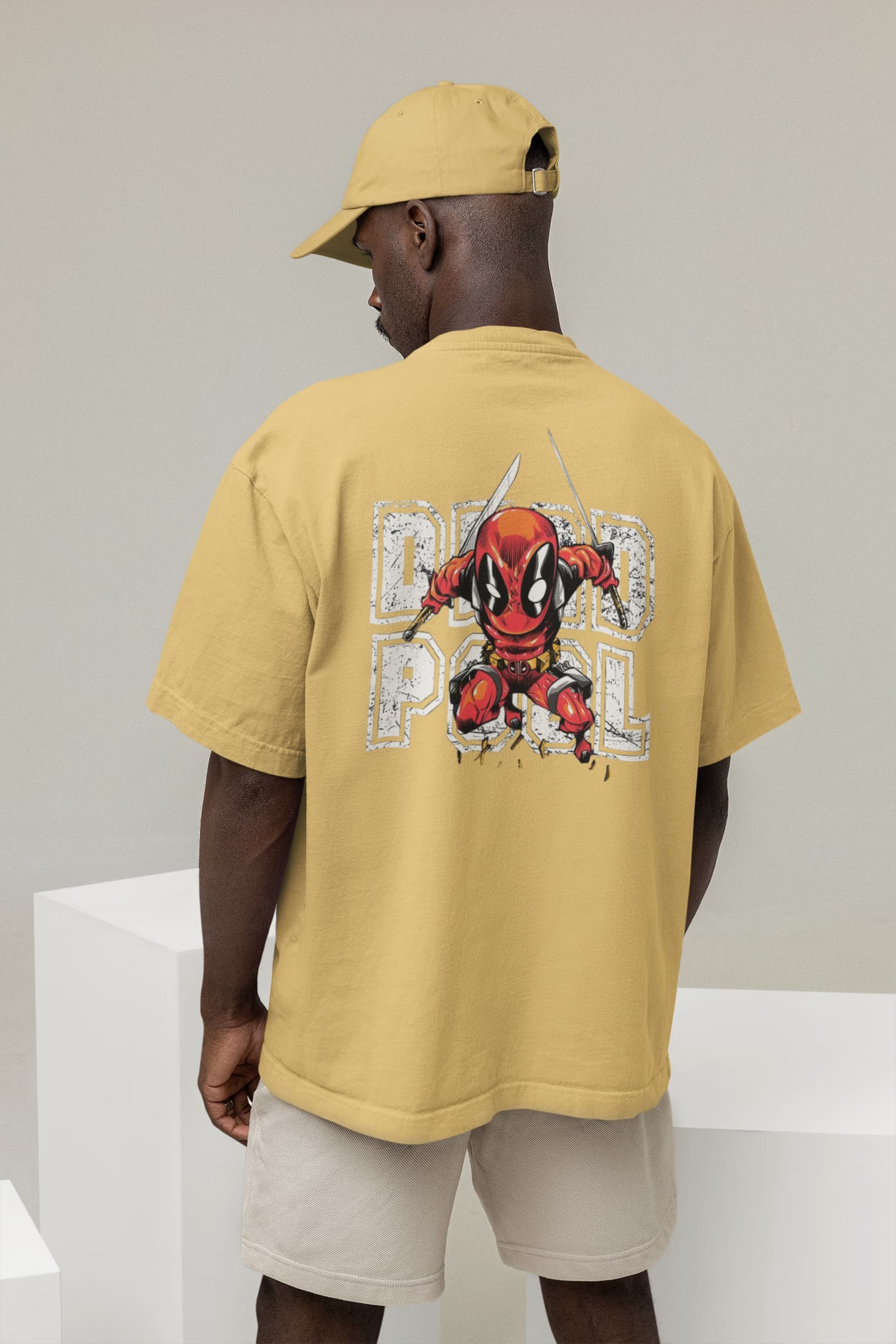 Unisex Relaxed Fit T-Shirt with "deadpoll" Print