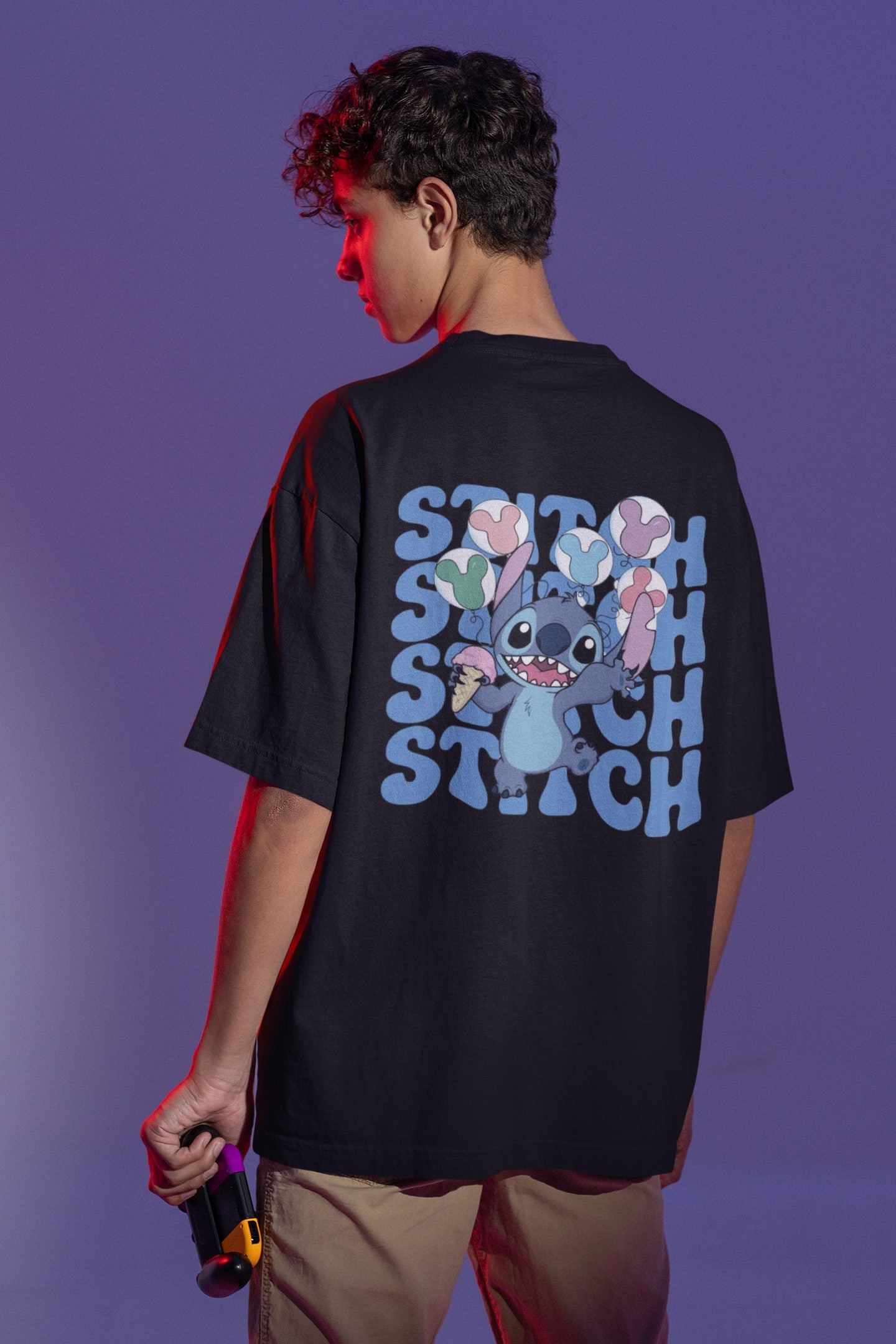 Unisex Relaxed Fit T-Shirt with " MEN Stich" Print