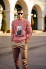 Regular Unisex Sweatshirt with "Goju-2" Print