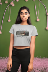 Crop Top with "F1 Sparks of Emotion " Print