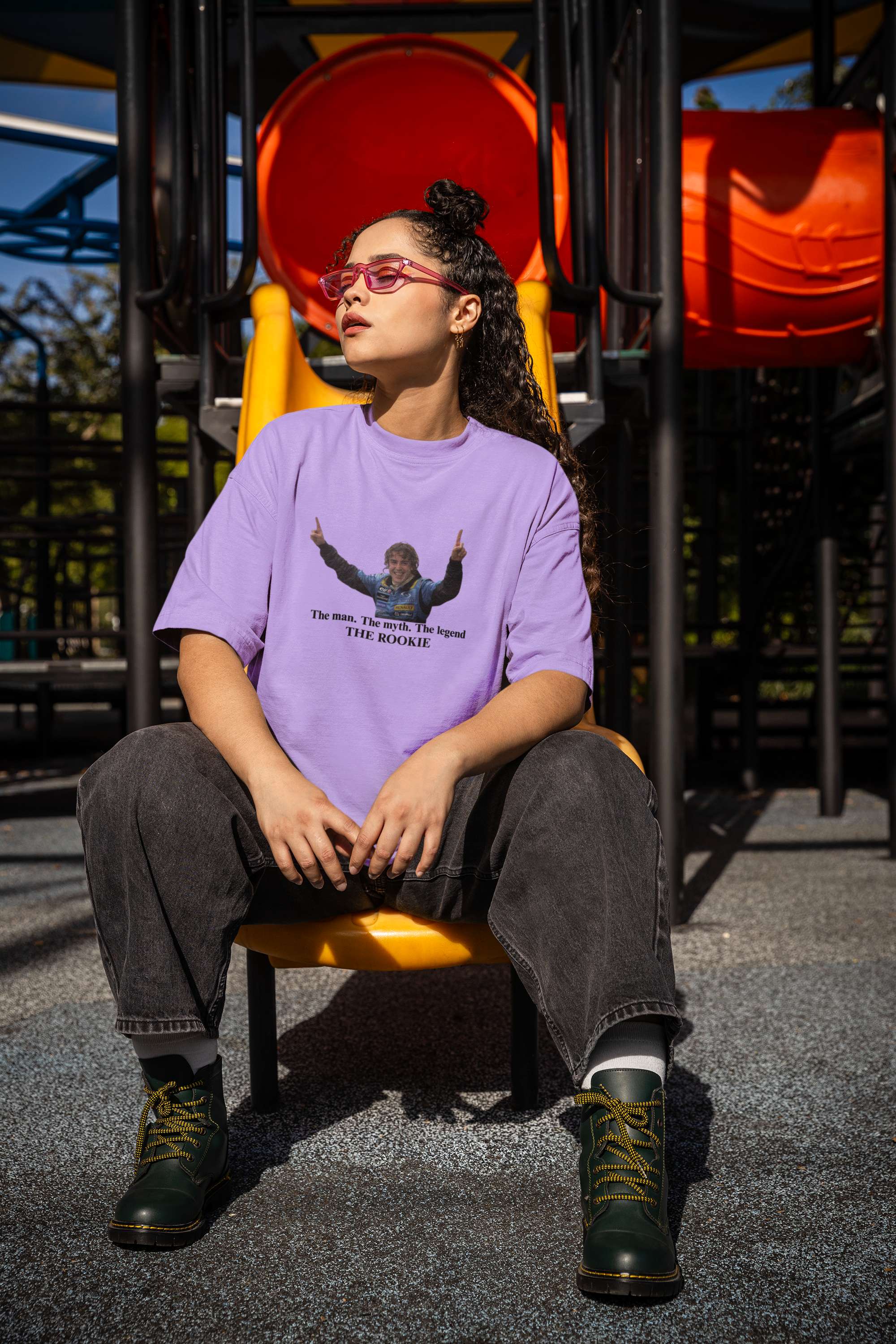 Unisex Relaxed Fit T-Shirt with "The Rookie" Print