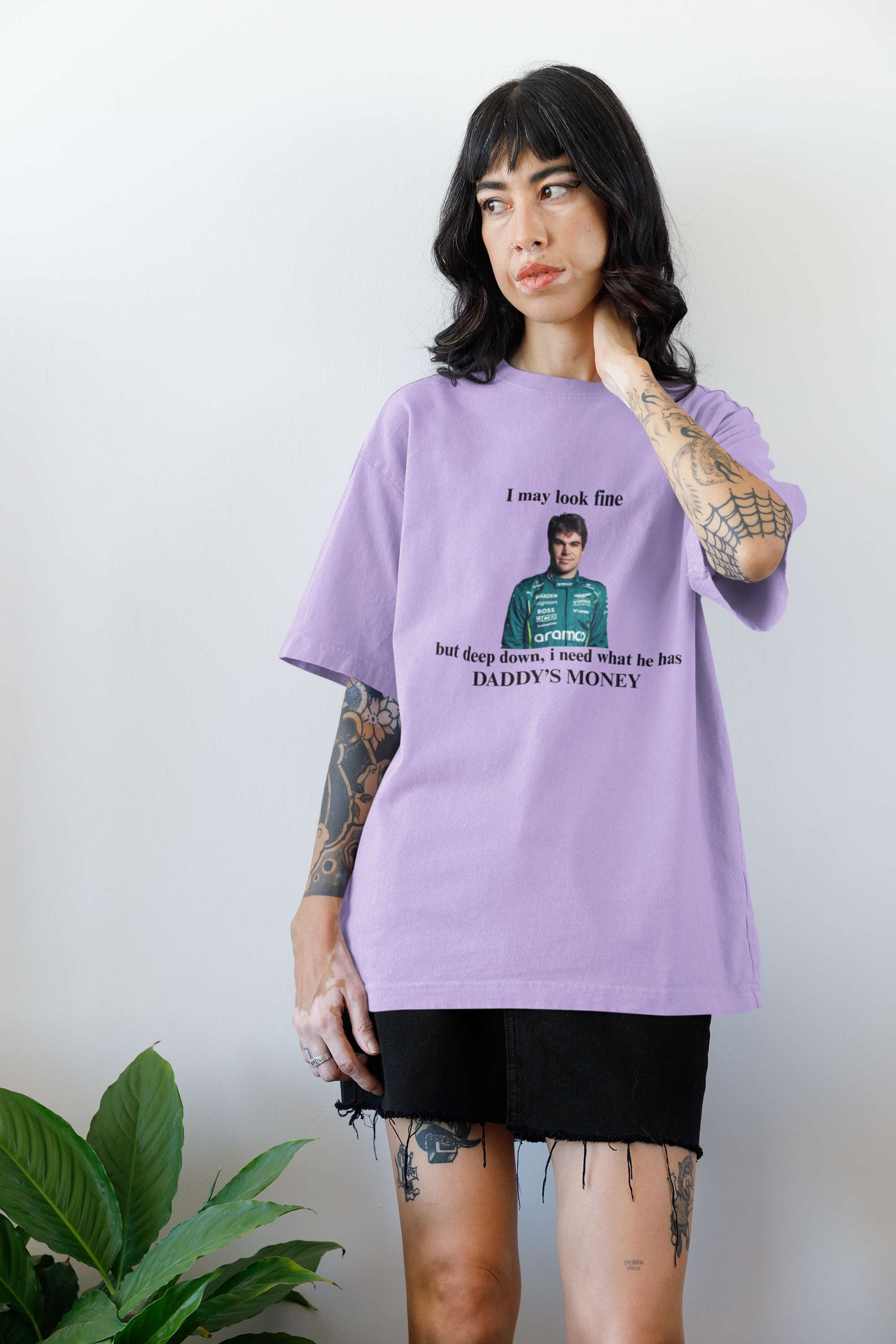 Unisex Relaxed Fit T-Shirt with "Daddy’s Money" Print