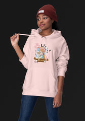 Regular Fit Unisex hoddie with "Steal Hearts & Wallets" Print
