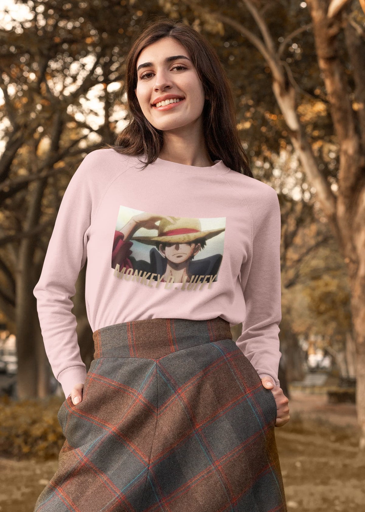 Unisex Sweatshirt with "One Piece" Print